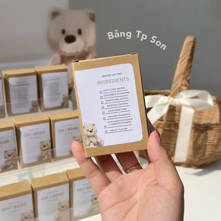 Set 4 Thỏi Son Tint Oh ! Bear - Uni handmade