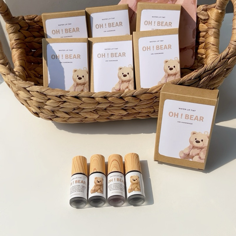 Set 4 Thỏi Son Tint Oh ! Bear - Uni handmade