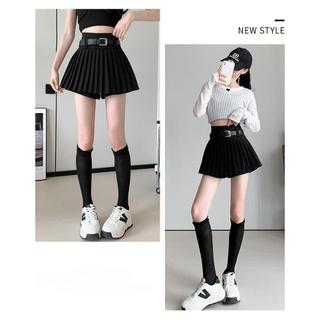 Chân Váy Xếp Ly Xoè Chữ A Váy Ngắn Midi Cao Cấp,Chân Váy Công Sở,Tennis Đẹp Hàn Quốc Phối Khuy Nắp Túi Đen,Trắng M57-TLN