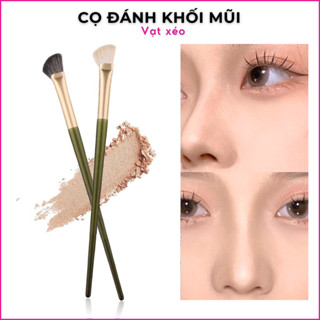 Cọ trang điểm đánh khối mũi vạt xéo ba chiều tự nhiên