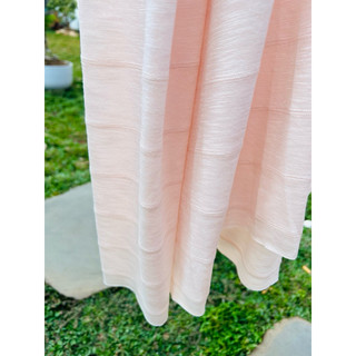 Vải thun cotton xược siêu mềm dệt sợi ngang màu hồng pastel