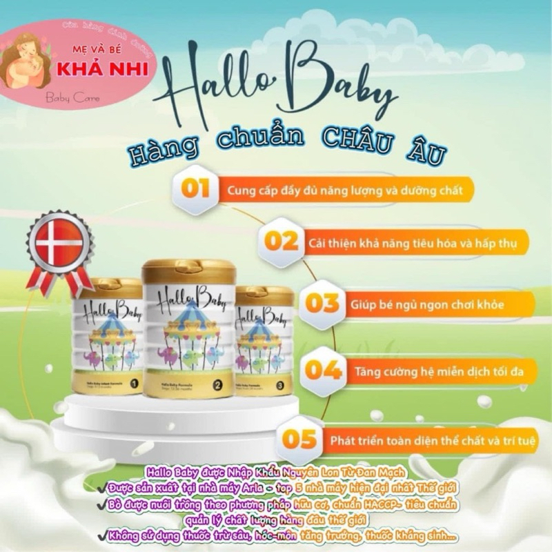 ❌ FRISO GOLD NGA , sữa HALLO BABY nội địa ĐAN MẠCH đủ số 1,2,3, date xa T4/2025