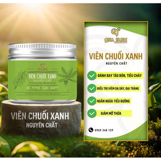 Viên chuối xanh sấy lạnh nguyên chất tiện lợi 250g