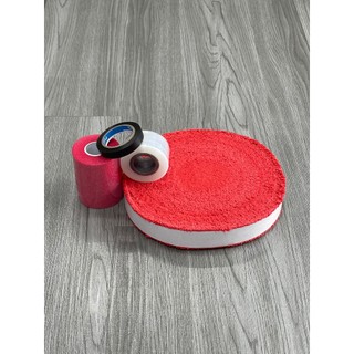(Combo Độc Quyền TNB Sport - 4 món) Quấn vải 10m + cuốn cốt + cuộn nilong cuốn cán chống thấm + băng keo quấn cán!