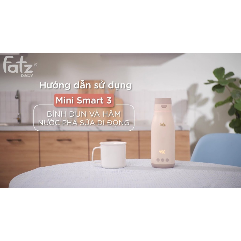 Bình đun và hâm nước pha sữa di động Mini Smart