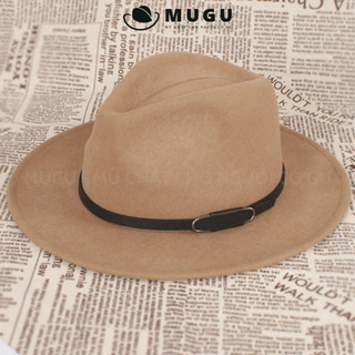 Mũ Phớt Nam Lông Cừu Cao Cấp LC06 - Mũ Fedora Nam Hàng Hiệu Nhập Khẩu | MUGU