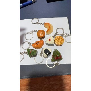 Móc khoá đồ ăn mô hình phiên bản mini