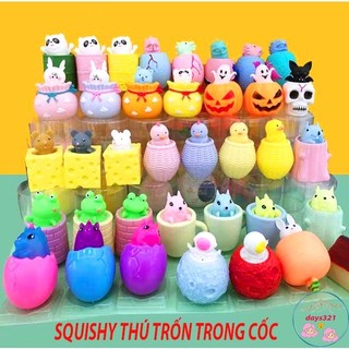 Đồ Chơi Squishy Giúp Giảm Căng Thẳng Hình Con Sóc