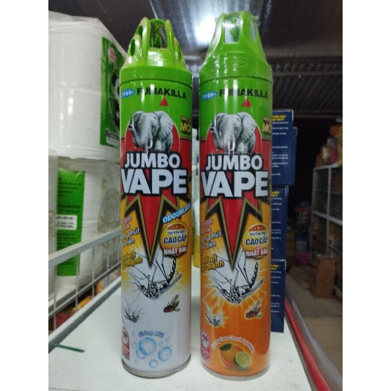Bình xịt muỗi,côn trùng  jumbo diệt trừ hiệu quả muỗi vằn truyền bệnh sốt xuất huyết(600ml)