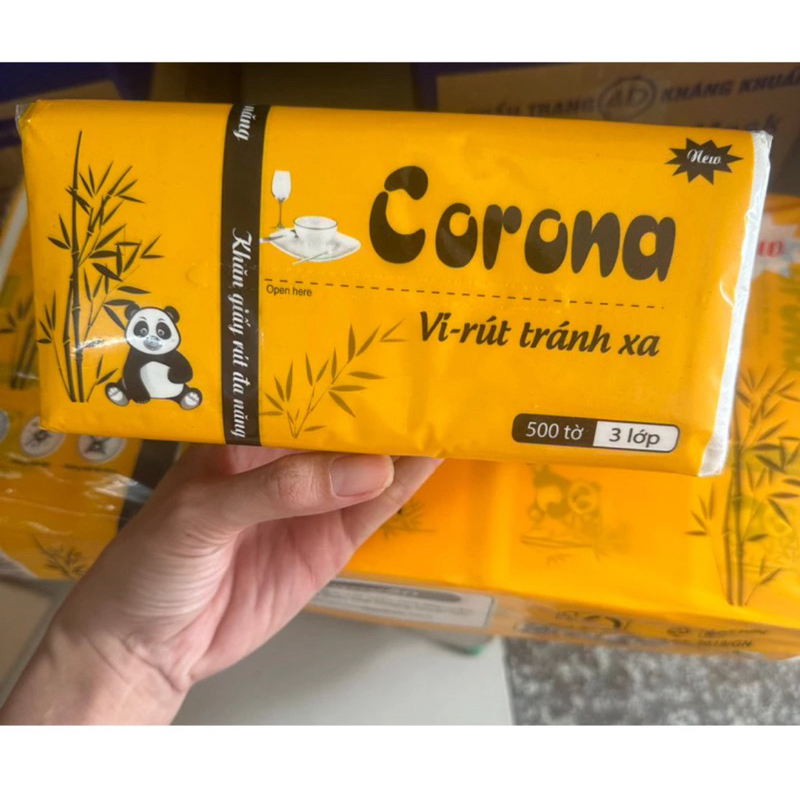 khăn giấy rút Corona