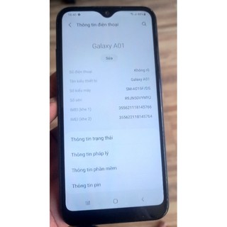 Điện thoại Samsung Galaxy A01 hàng đã qua sử dụng