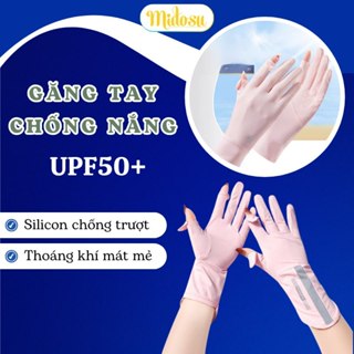 Găng Tay Chống Tia UV Chất Vải Thoáng Mát Hở Ngón Thuận Tiện Khi Sử Dụng