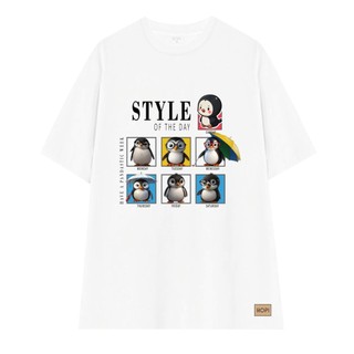 Áo Thun Unisex Hopi CHIM CÁNH CỤT  80% cotton & 20% ISCRA (co giãn 4 chiều) - Hopi Fashion