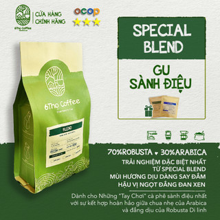   GU SÀNH ĐIỆU Cà Phê Nguyên Chất Robusta Arabica Đậm Đà Thơm Nồng 6 Thọ Coffee Cafe Sữa Bạc Xỉu Ngon 