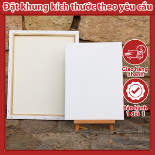 [SIZE SIÊU LỚN] Khung tranh vẽ canvas 50x50~120x120cm, khung toan họa phẩm giá xưởng SIÊU RẺ vẽ tranh sơn dầu - Printek