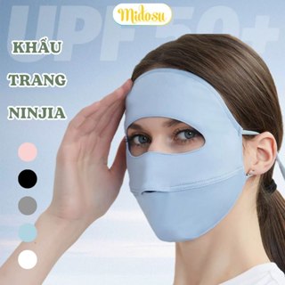 Khẩu Trang Chống Nắng UPF50+ CheToàn Bộ Khuôn Mặt Chất Lụa Mát