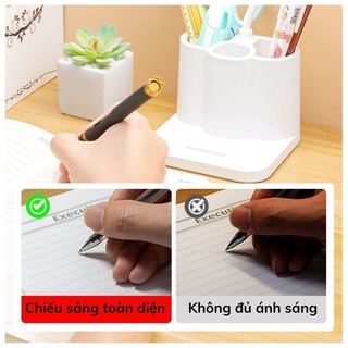 Đèn Bàn Học Chống Cận, Bảo vệ Mắt, Nút Bấm Cảm Ứng Điều Chính Chế Độ Sáng Thông Minh Đèn cắm dây _ĐÈN BÀN