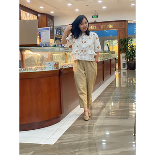 vải boi thêu hoa và linen bột