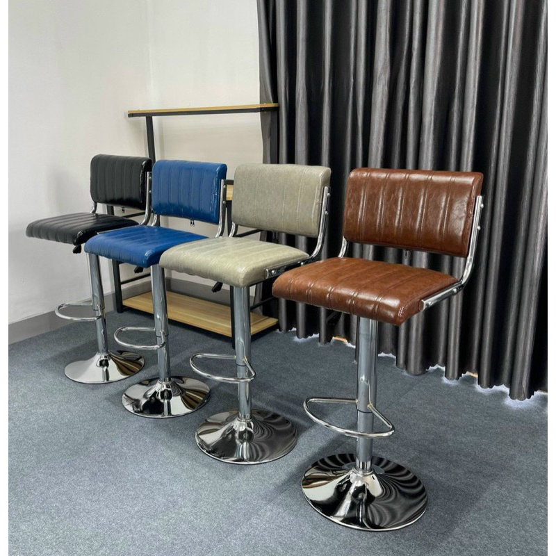 Ghế quầy bar cao nâng hạ từ 60-80cm. ghế livestream. ghế xoay cao.