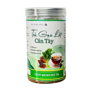 Trà gạo lứt cần tây ntfood hũ 400gr - nhất tín food