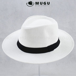 Mũ Cói Nam Nữ Đẹp MC06 Panama Thoáng Mát - Mũ Cói Rộng Vành Chống Tia UV Thoáng Mát Mùa Hè | Thương Hiệu MUGU