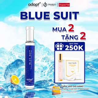  Nước hoa nam ADOPT Blue Suit EDP 30ML chính hãng lưu hương lâu Nam Tính Lịch Lãm