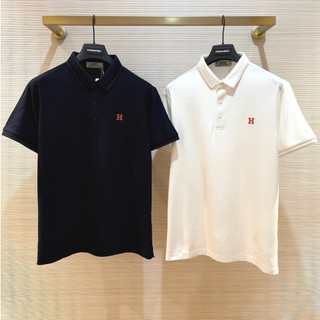 Áo polo Hermes logo thêu chữ H check kẻ cổ LA 1-1 on web