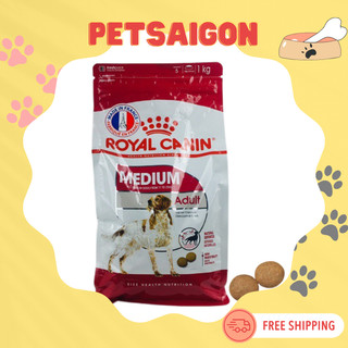 Royal canin - medium adult thức ăn cho chó trên 12 tháng - gói 1kg
