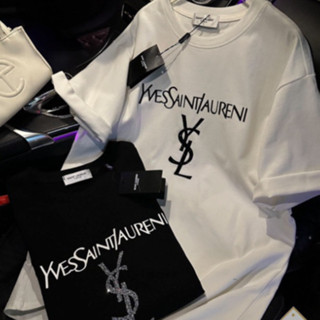 Áo Phông Đá Ysl , Áo Thun Nam Nữ Form Rộng Trẻ Trung Chất Liệu Cotton Thoáng Mát hot 2024  A1