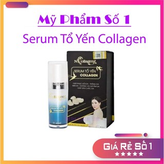 SERUM TỔ YẾN N - COLLAGEN (Cấp độ ẩm, căng bong da, xóa nếp nhăn khóe mắt môi) 40ml BÁN-CHẠY