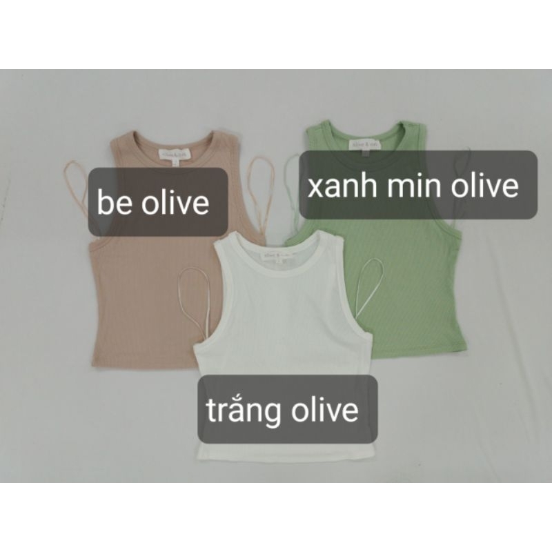 Áo croptop ba lỗ aero xuất dư xịn