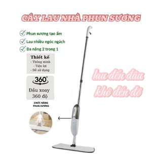 Cây lau nhà phun sương, Chổi Lau Nhà Phun Sương Có bình xịt thông minh SPRAYMOP HỘP ĐEN