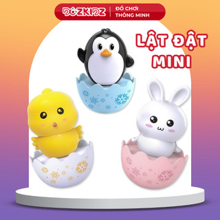 Đồ chơi  trẻ em  lật đật có hạt xúc xắc hình con vật,phù hợp cho bé trai gái từ 6 tháng trở lên - DOZKIDZ