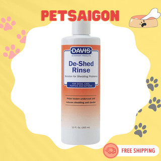 [CHÍNH HÃNG] SỮA TẮM DƯỠNG LÔNG & NGĂN RỤNG LÔNG DAVIS DE-SHED CHO CHÓ MÈO CON