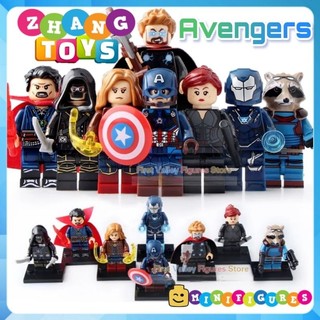 Đồ chơi Xếp hình Dr Strange Black Widow gồm Hawkeye Pepper - Rocket Raccoon Thor Captain America Minifigures Xinh X0256