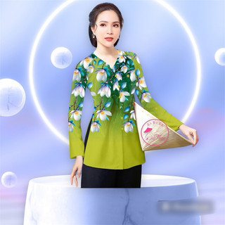 Áo bà ba in 4D,bộ bà ba in hoa (mẫu mới về )-