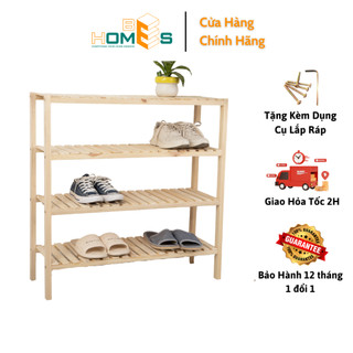 Kệ giày gỗ Behomes 4 tầng 80cm