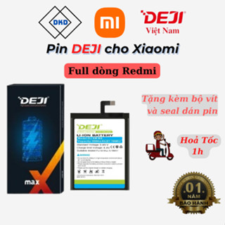 Pin Deji cho Xiaomi Full Dòng Redmi 4 | 5 | 6 | 7 | 8 | 9 |10 | 11 Chính Hãng Bảo Hành 12 Tháng
