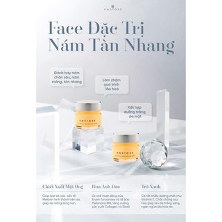 Kem dưỡng sáng da, kem face giảm nám tàn nhang kết hợp dưỡng trắng nhanh chóng hm store 20g