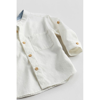Áo sơ mi trắng HM auth cho bé size 4m-10y