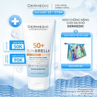 Kem Chống Nắng Dermedic Cho Da Thường và Da Khô Sunbrella Spf 50+ Sun Protection Cream Dry And Normal Skin 50 G