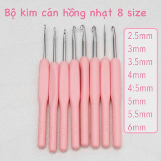 Kim móc cán nhựa nhiều màu (lẻ size)