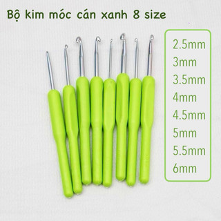 Kim móc cán nhựa nhiều màu (lẻ size)