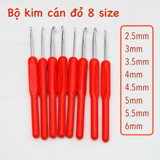 Kim móc cán nhựa nhiều màu (lẻ size)