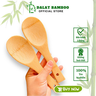 VÁ (MUÔI) XỚI CƠM BẰNG TRE - KHÔNG HOÁ CHẤT