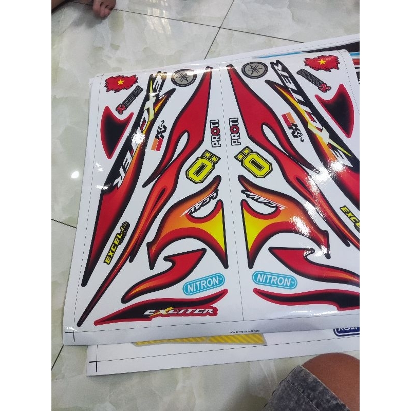 Tem Ex 2010 Lửa Đỏ Đen - Tem Chất Lượng Cao