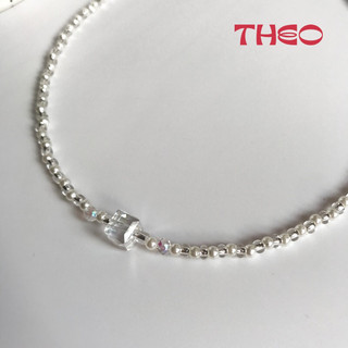 Dây Chuyền Pha Lê Vuông Bling Bling