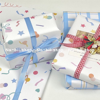Giấy bọc gói hộp quà sinh nhật kích thước 28.5x42cm