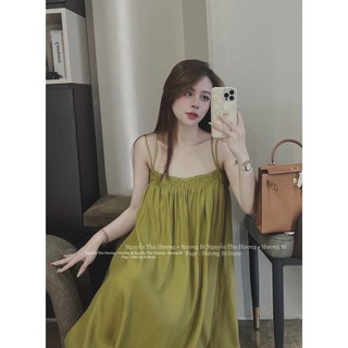 ĐẦM MIDI HAI DÂY THUN NGỰC