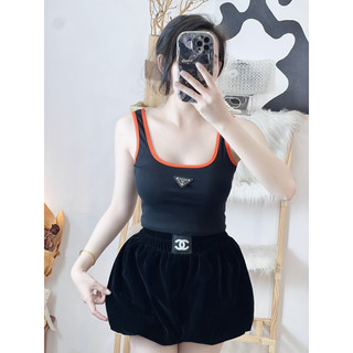 Áo thun croptop viền 🎈🎈🎈